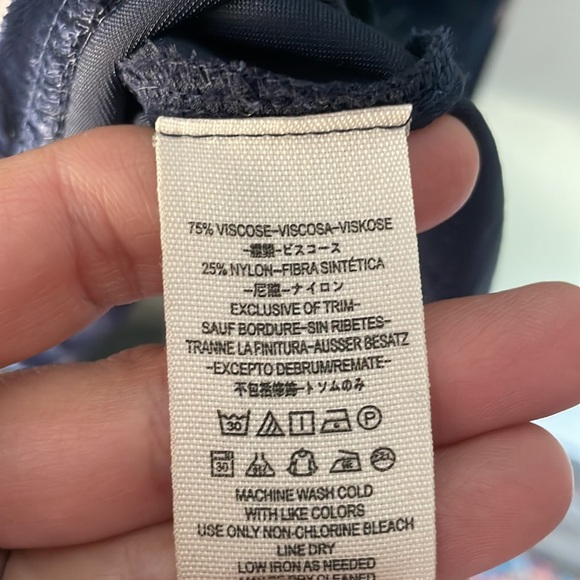 Free People  My Baby Floral Navy Velvet Minidress - Picture 10 of 10